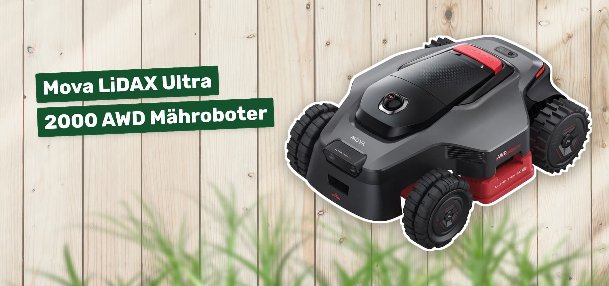 Mova LiDAX Ultra 2000 AWD Mähroboter