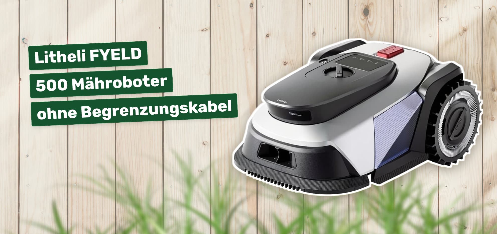 Litheli FYELD 500 Mähroboter ohne Begrenzungskabel