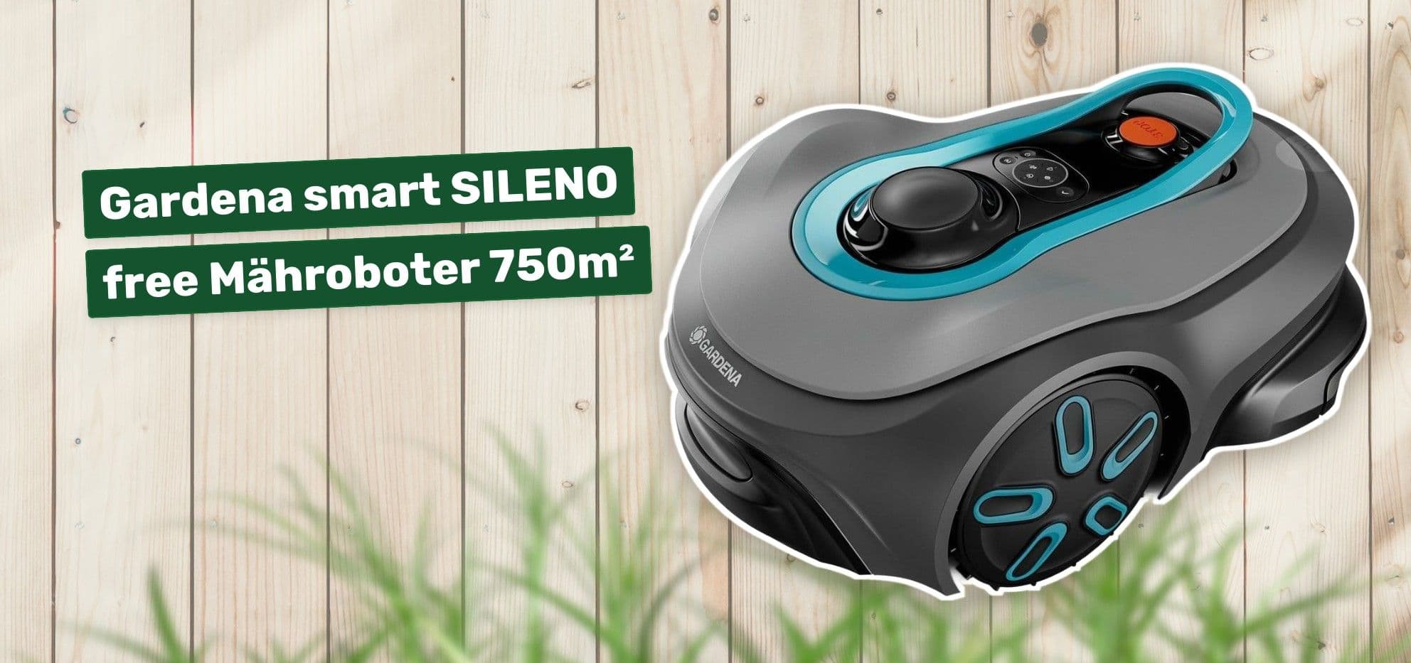 Gardena smart SILENO free Mähroboter 750m²