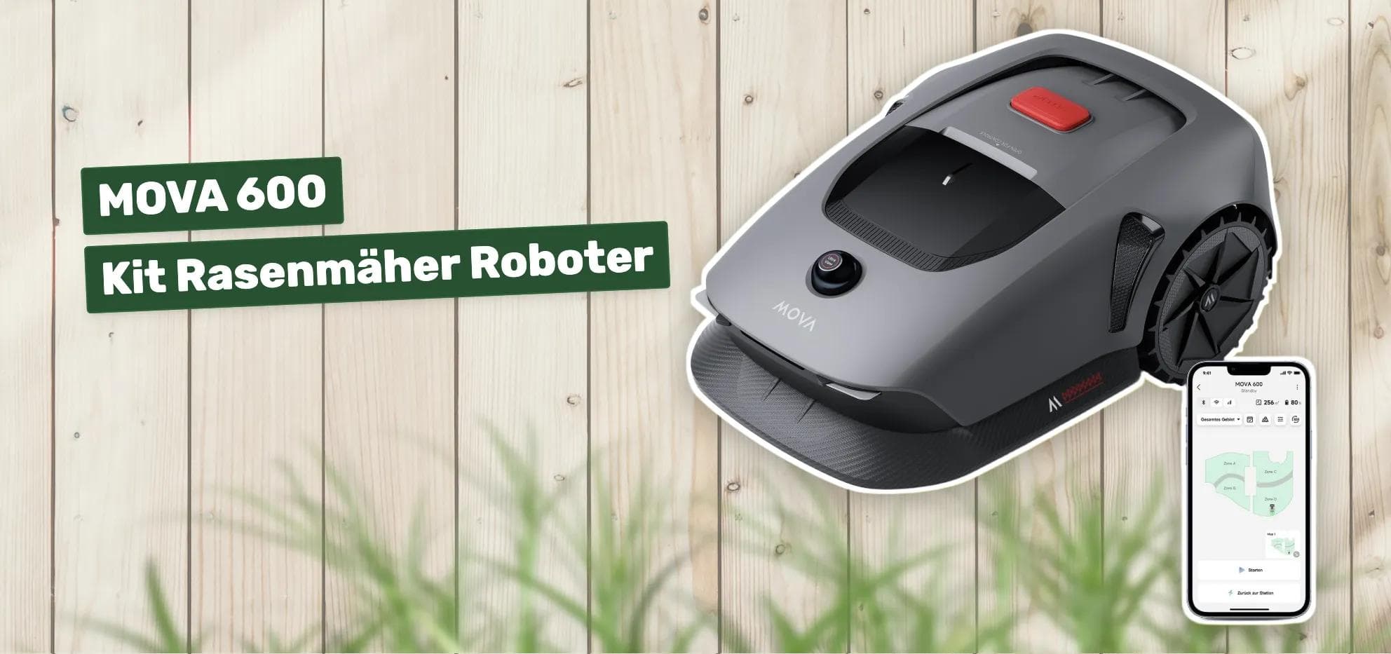 MOVA 600 Kit Rasenmäher Roboter