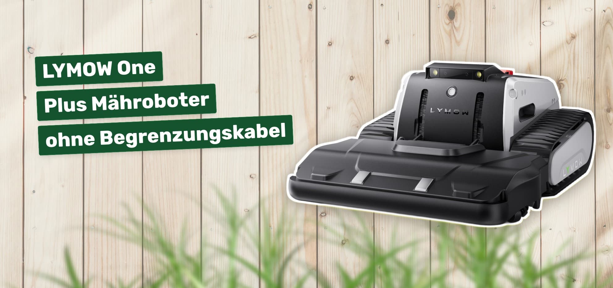 LYMOW One Plus Mähroboter ohne Begrenzungskabel