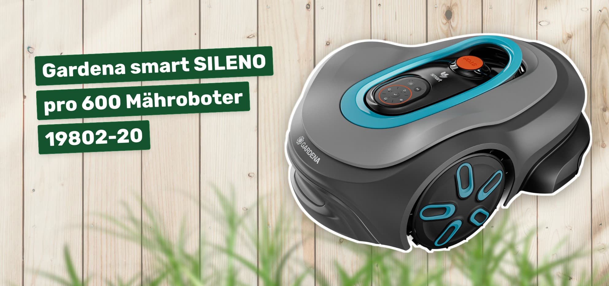 Gardena smart SILENO pro 600 Mähroboter 19802-20