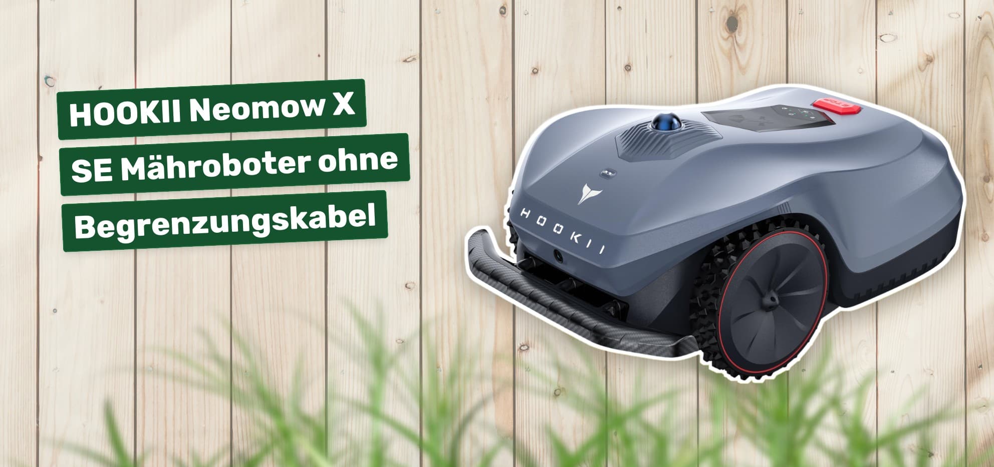 HOOKII Neomow X SE Mähroboter ohne Begrenzungskabel