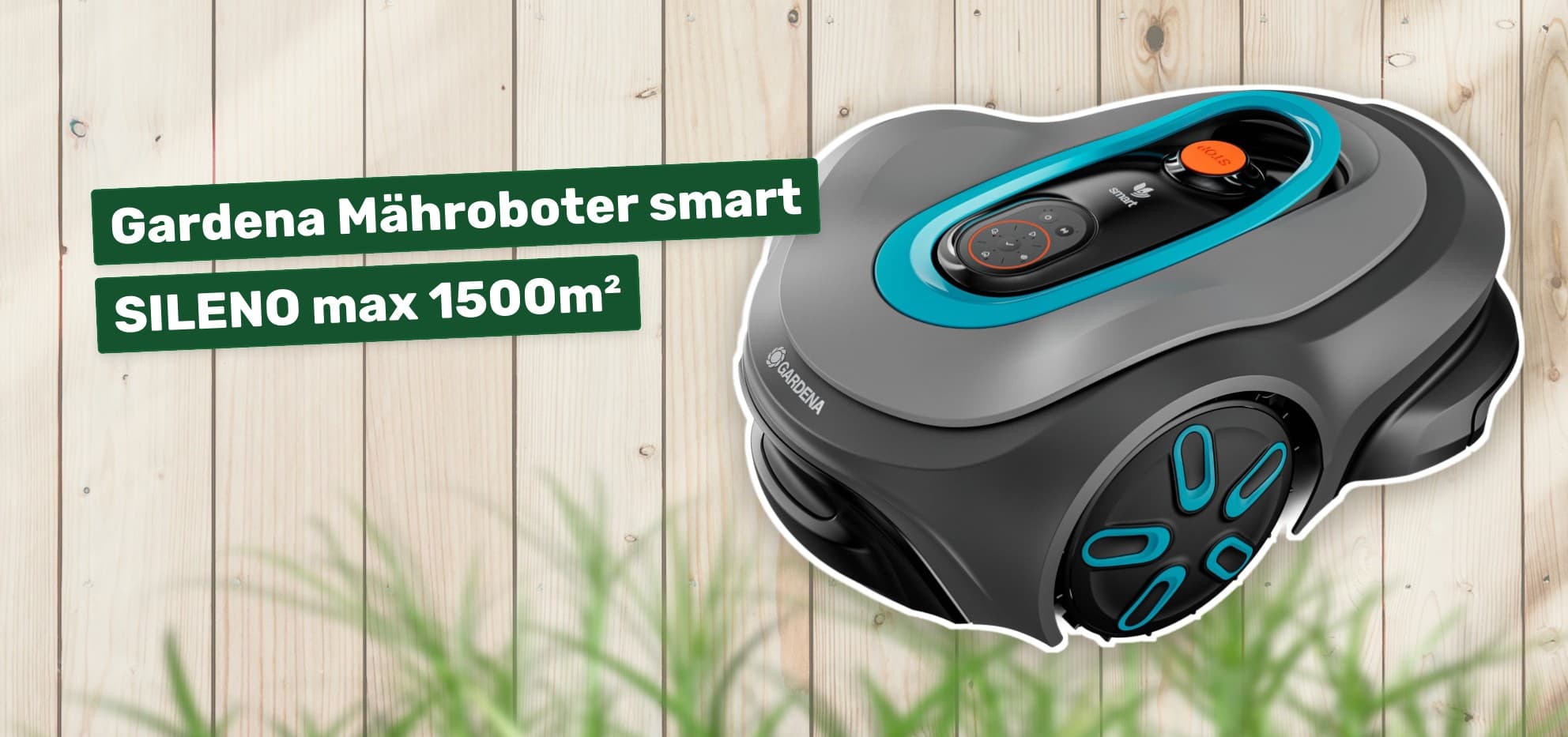 Gardena Mähroboter smart SILENO max 1500m²